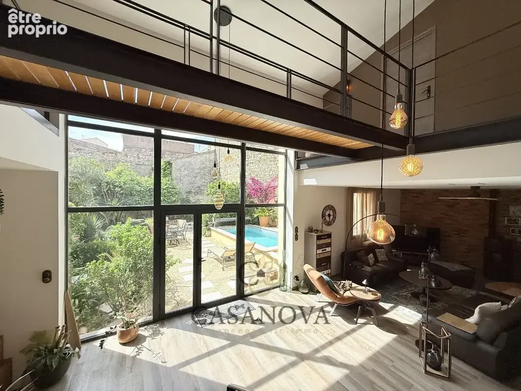 Propriété de prestige rénovée par un architecte à Florensac  460 m², piscine, cinéma privé et terrasse tropézienne - photo 15