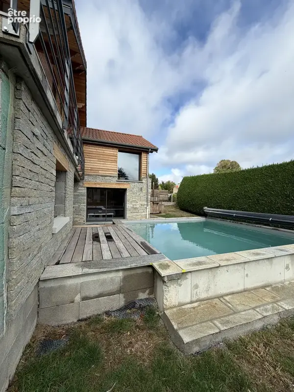 St genest malifaux (42) maison, chalet de 200 m2 hab sur terrain clos 1065 m2 avec piscine - photo 7