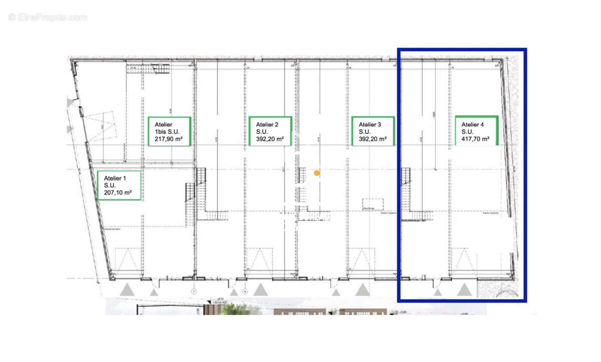 Commerce 417 m² à Le Bignon  - photo 4