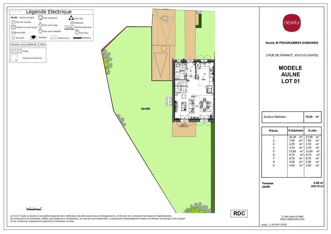 Maison à JOUY-LE-CHATEL