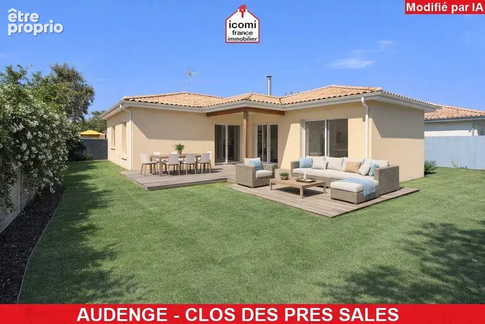 Gironde - audenge (33980) - a vendre - maison contemporaine de 120m² garantie decennale - piece de vie 40 m² - 4 chambres - terr - photo 4