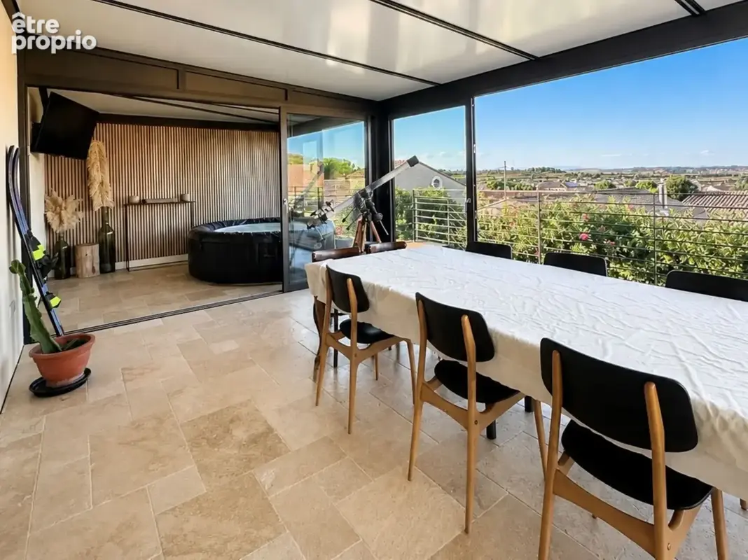 Fleury d'Aude Villa d'exception de type V de plain pied avec garage en sous-sol, SH 224 m2  avec vue dominante - photo 12