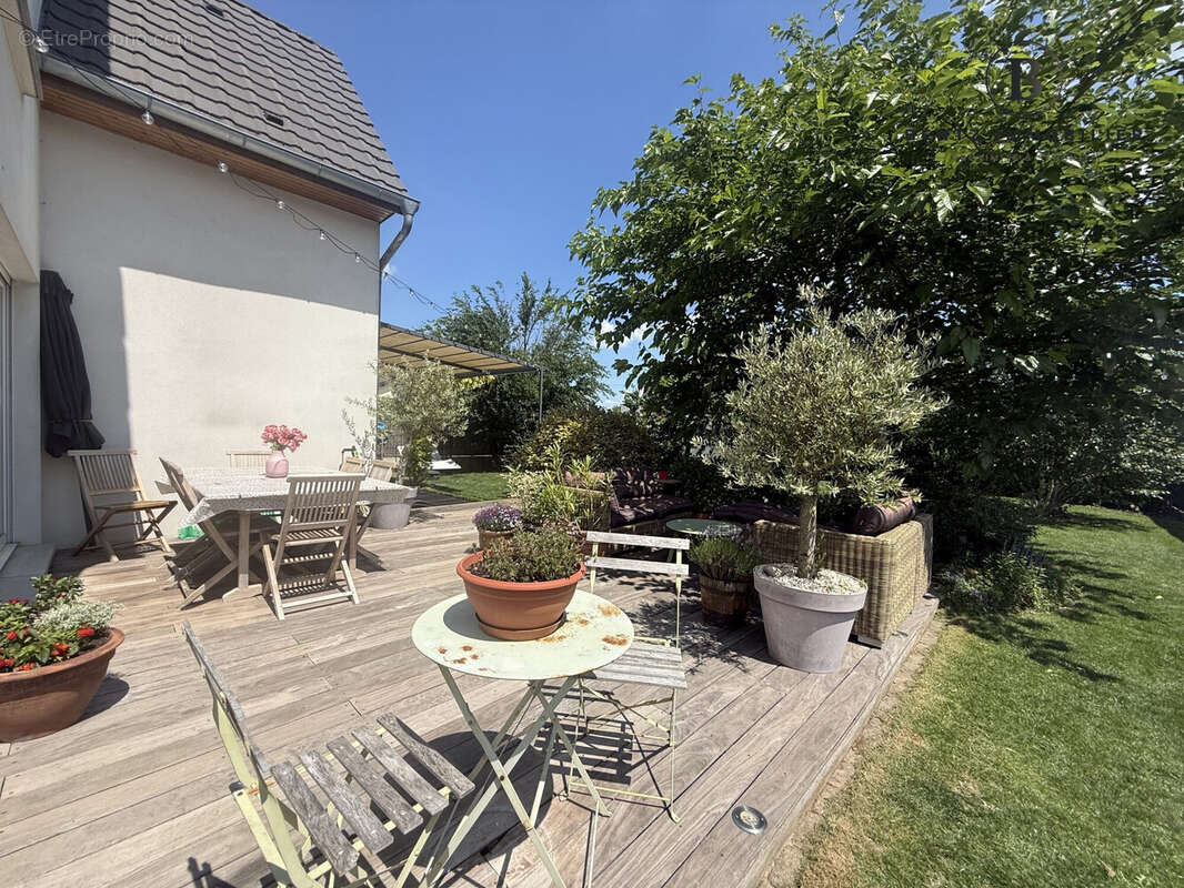 Terrasse dînatoire - Maison à NIEDERHAUSBERGEN