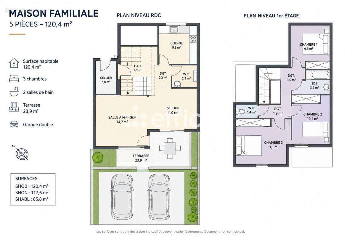 Maison 86 m² à Cournonsec  - photo 4