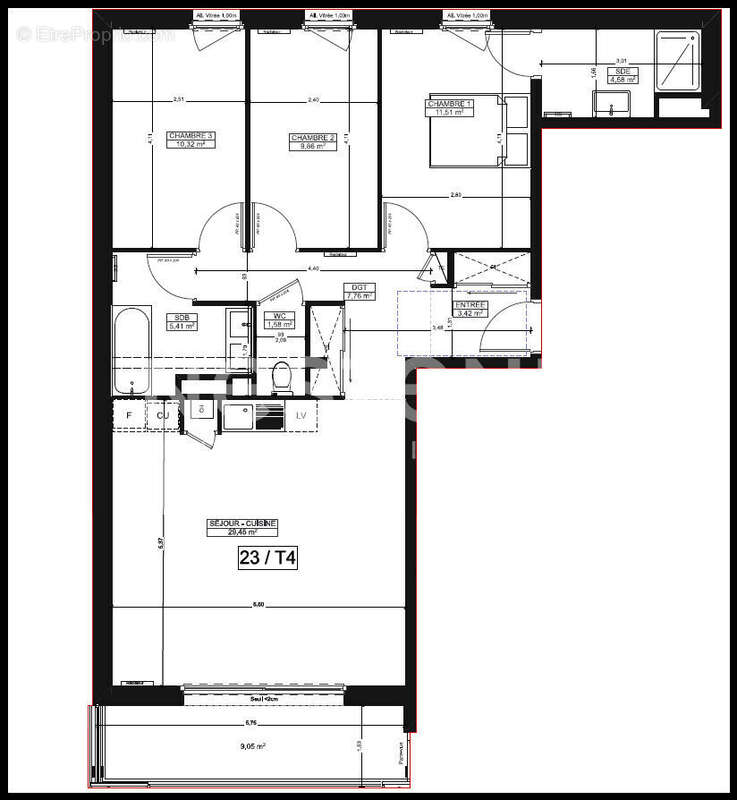 Appartement à SAINT-NAZAIRE
