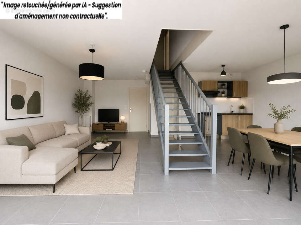 Rare appartement T3 en DUPLEX mesurant 84 M2 au sol à Roques 31120 - photo 2