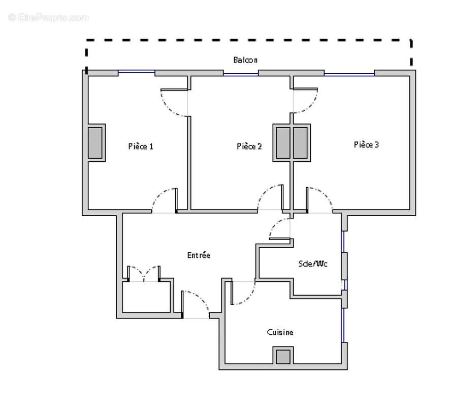 Appartement à PARIS-15E