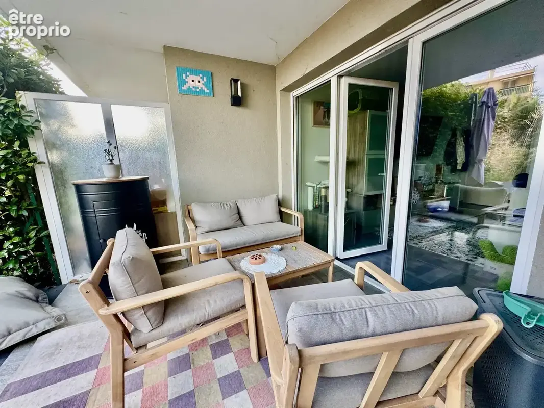 Cannes Vente 3P en RDJ avec piscine privative - photo 2