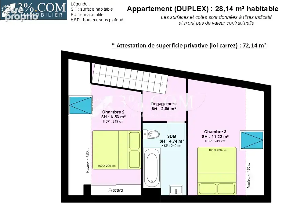 Appartement T4 DUPLEX   Villa 'Gabrielle' - photo 13