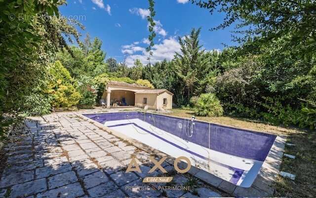 Aix en provence - proche set club - terrain viabilise clôture - 833m2 - maison r+1 -200m2 - piscine - pool house existants- 5800 - photo 4