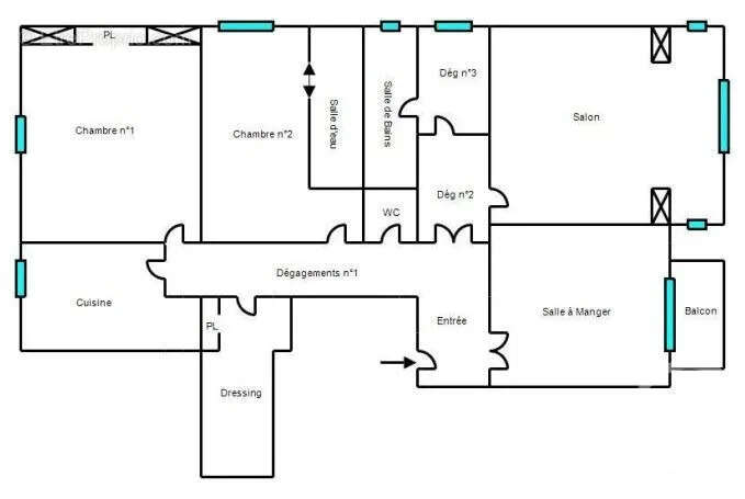 Appartement à BEAUSOLEIL