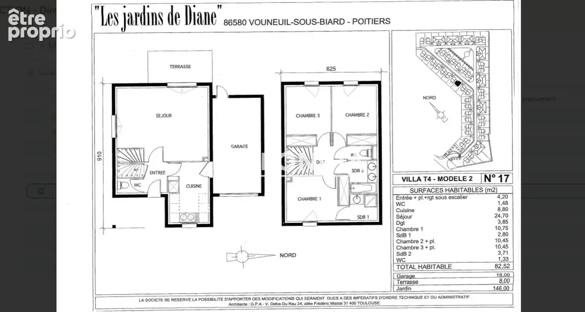 Maison T4 de 84 m² avec 3 chambres, jardin et garage à Vouneuil-sous-Biard Pouzioux-La Jarrie - photo 7