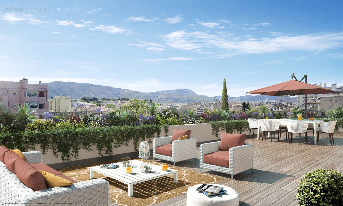 Appartement à MARSEILLE-4E