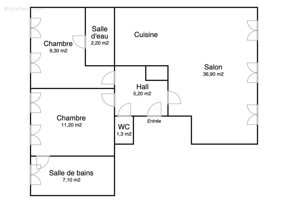Appartement à MARSEILLE-2E
