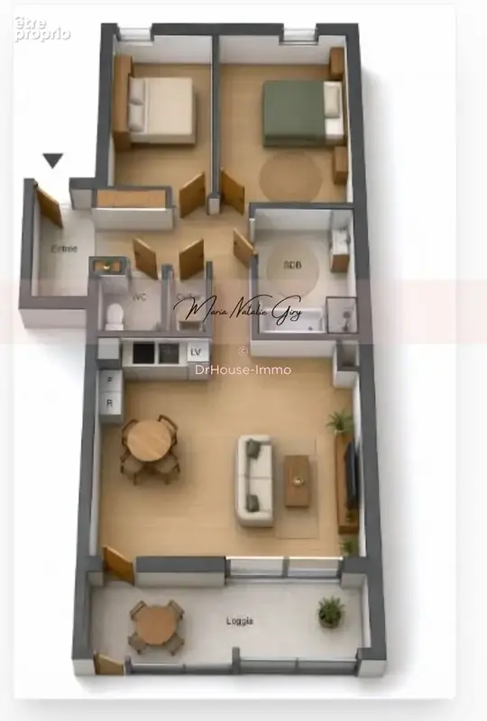 Appartement 67 m² à Bordeaux  - photo 5
