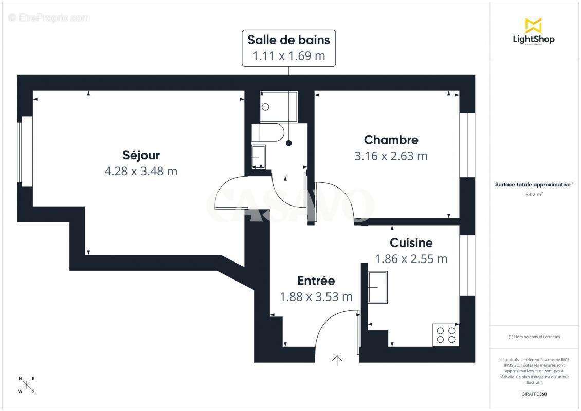 Appartement à PARIS-9E