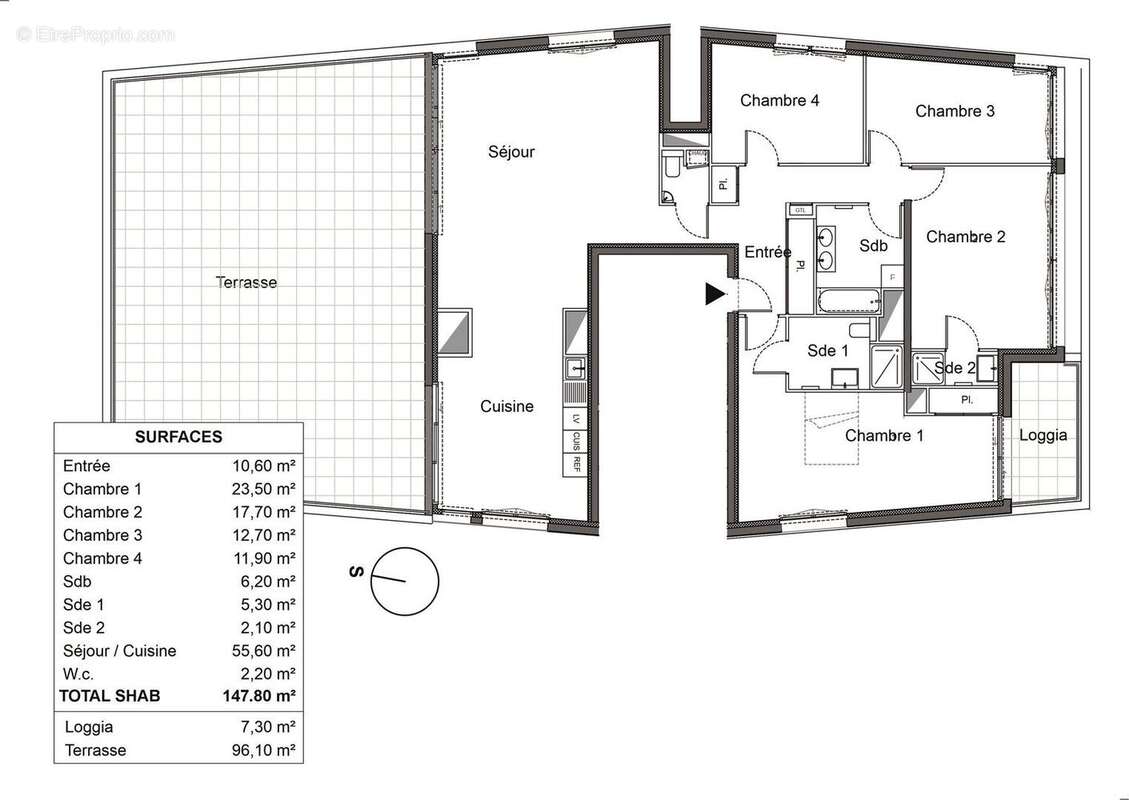 Appartement à MERIGNAC