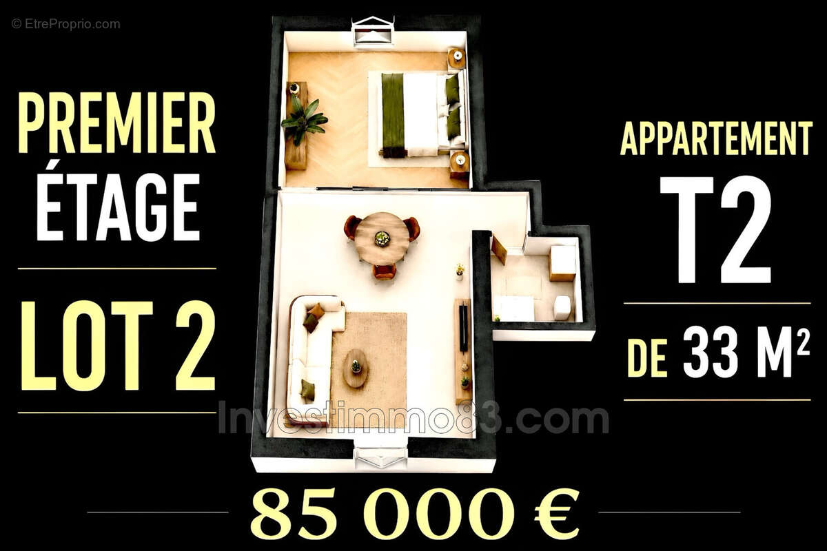 Appartement 33 m² à Pertuis  - photo 2
