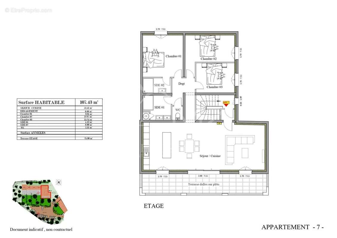 Appartement à GRIMAUD