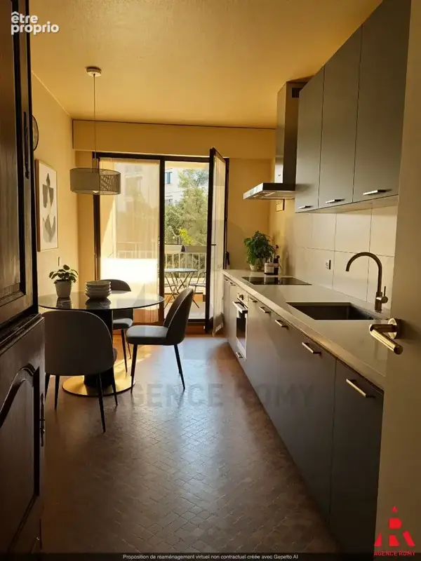 3/4 pièces avec grand balcon, parking , ascenseur - photo 5