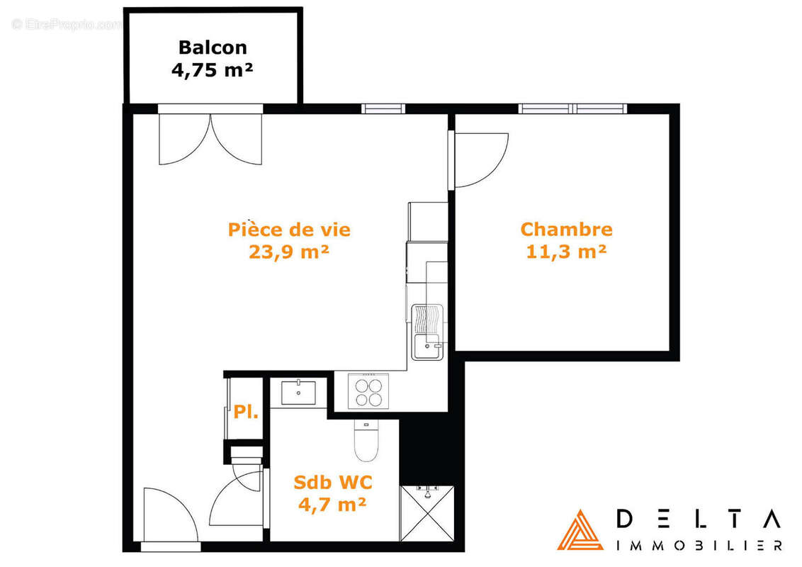 Appartement à TASSIN-LA-DEMI-LUNE