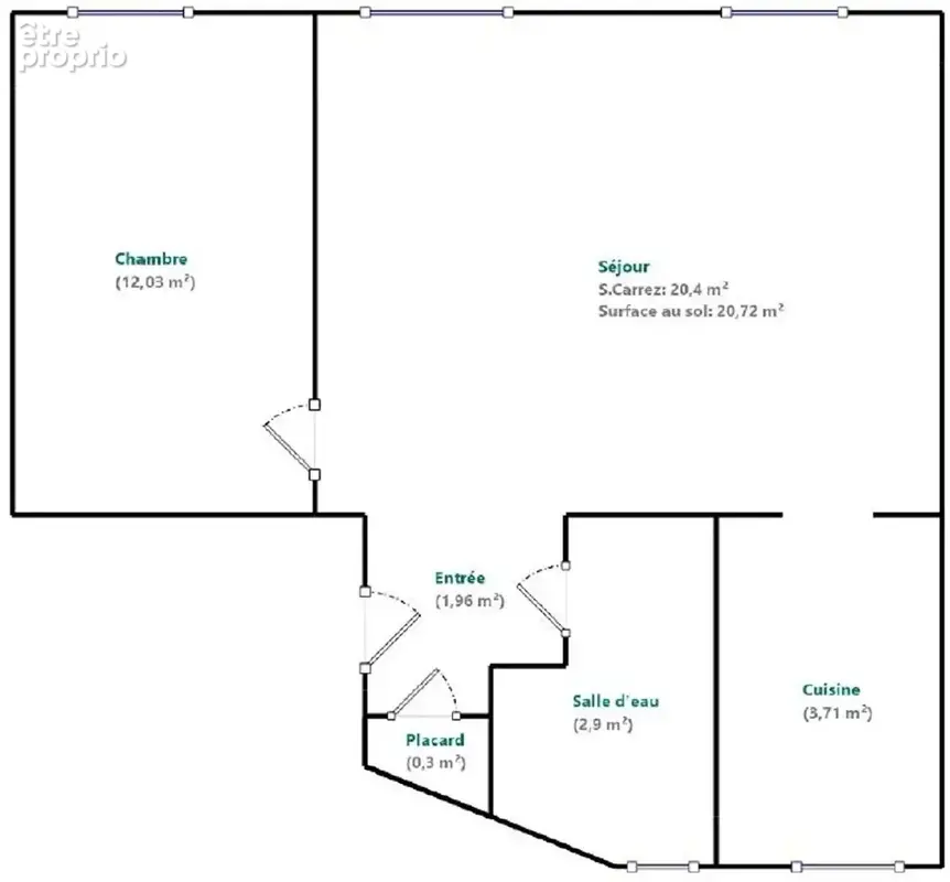 Appartement de 2 pièces en bon état avenue de Versailles - photo 10