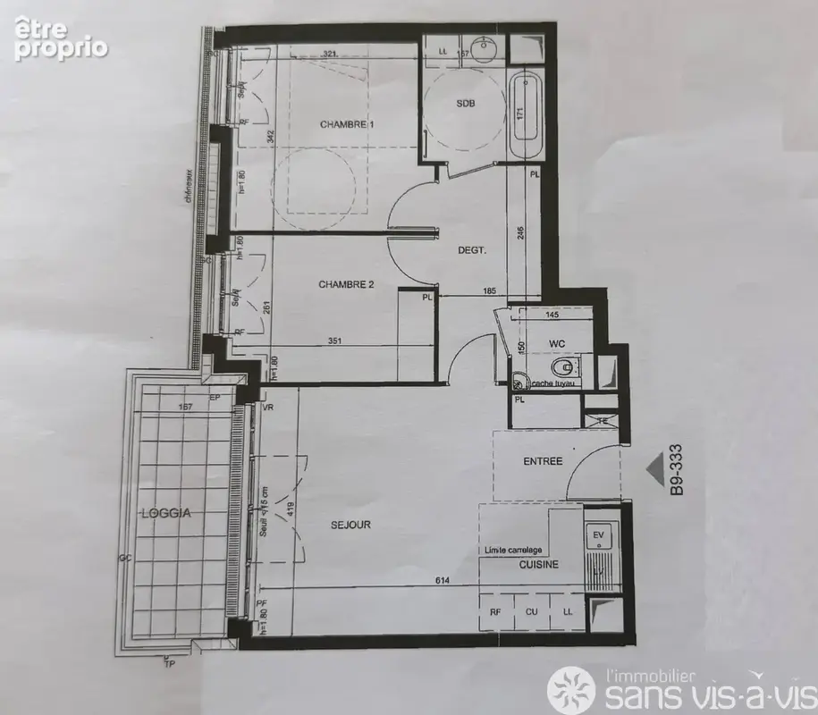 Magnifique 3 pieces en dernier etage - photo 12