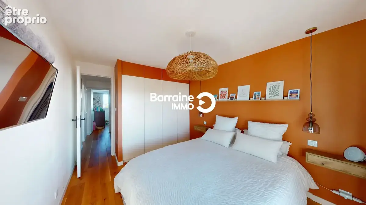 Lorient sud - appartement t4 renove avec balcon et vue degagee - photo 9