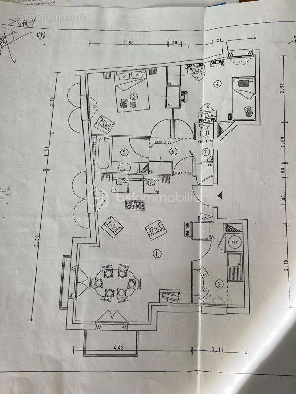 Appartement à BAILLY-ROMAINVILLIERS