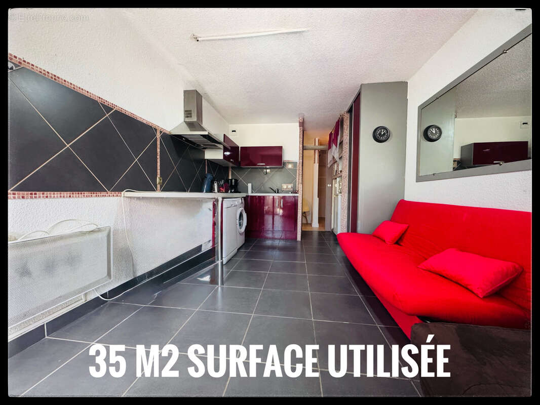 A vendre- cap d agde - appartement rdc avec stationnement - photo 6