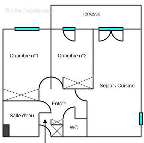 Exclusivite nimes franciscaine appartement t3 dernier etage garage terrasse climatisation ascenseur - photo 15