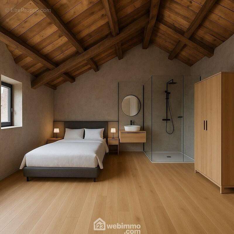 La suite parentale à l'étage
