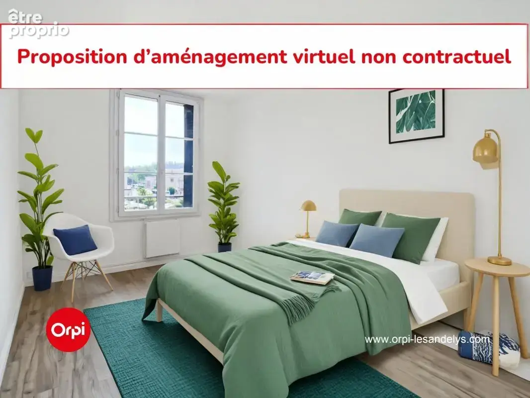 Rare à la vente – appartement t3 rénové – centre-ville les andelys - photo 12