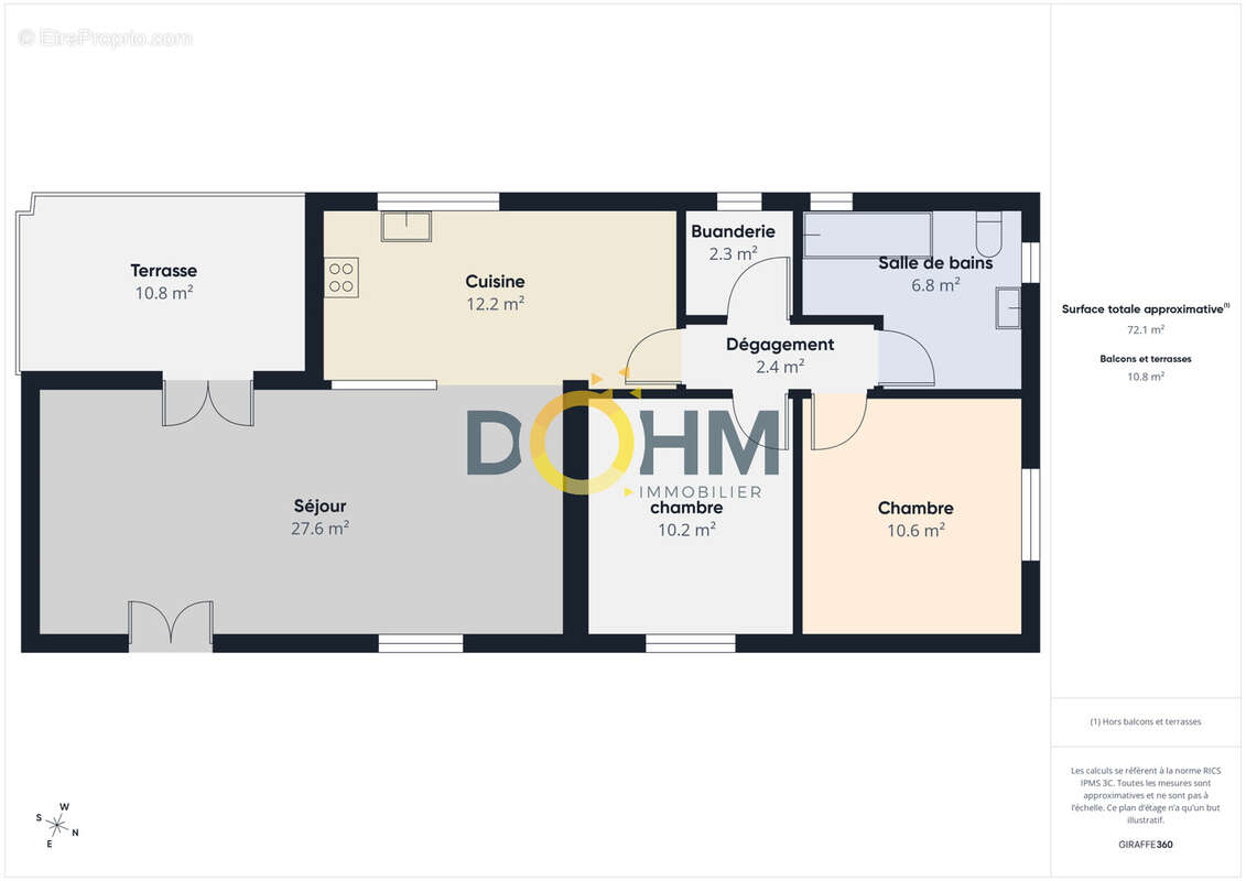 Maison F3 sur 610m2 de terrain - photo 14