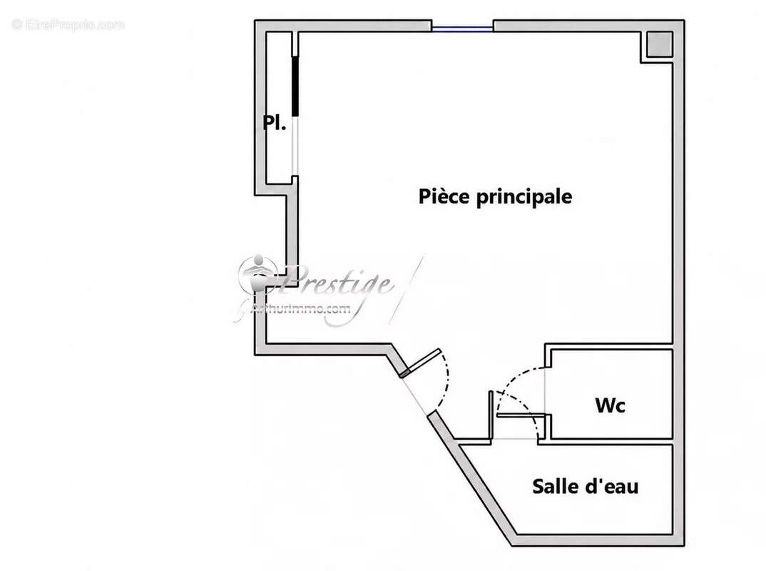 Studio - marx dormoy - 75018 - 13,56 m² - photo 7