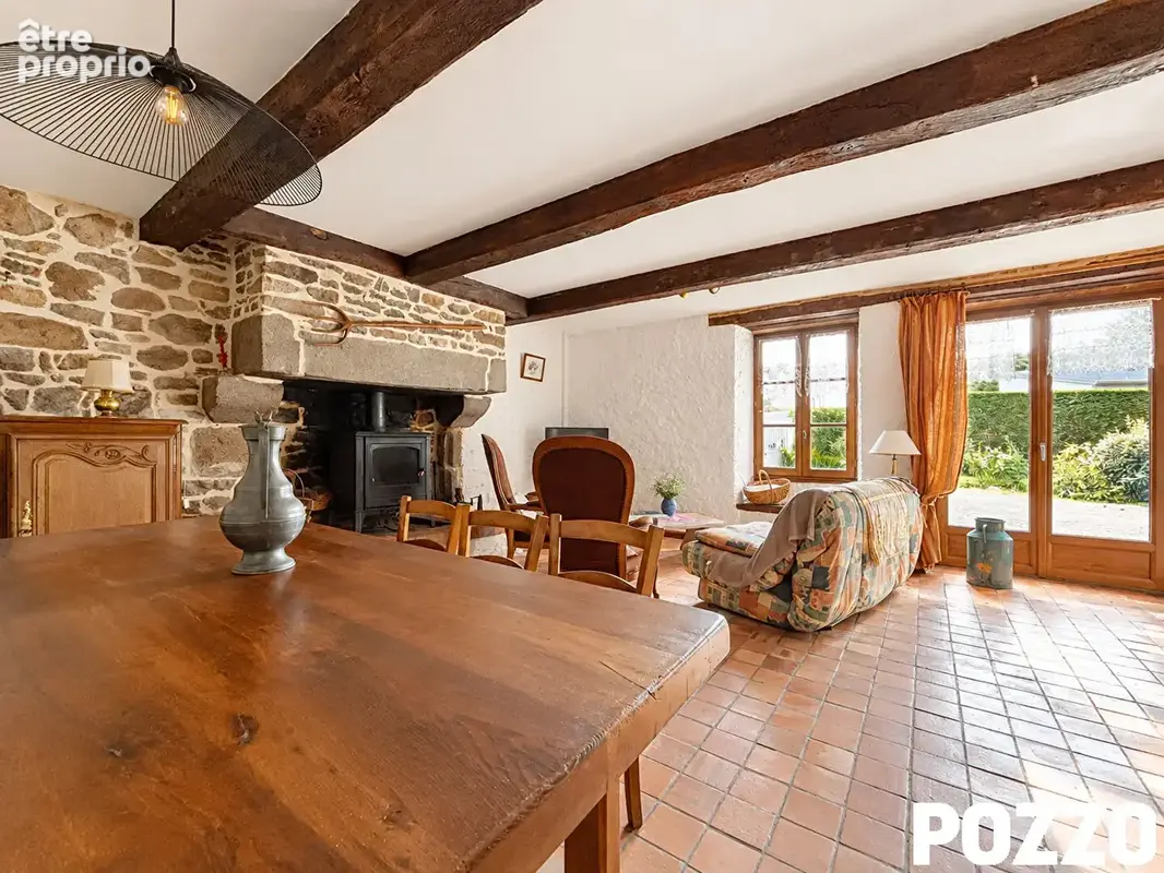 A Vendre - Sartilly Baie Bocage - Maison 3 pièce(s) 80.5 m² - MAISON EN PIERRE - TERRAIN - GARAGE - photo 3