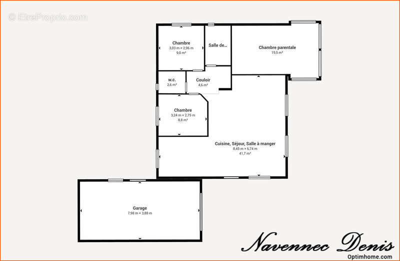 Maison de 2008 de plain-pied avec géothermie – 2 chambres avec possibilité d'une 3ᵉ chambre – 179 000 € - photo 10