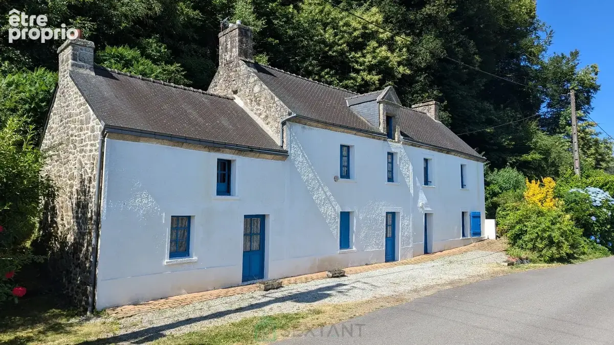 À 8 kilometres de Baud  Maison en pierres, début XXe siècle, face au Blavet - photo 3