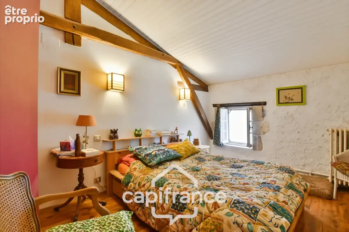 Maison de caractère à vendre 12 pièces SAINT SEVERIN SUR BOUTONNE (17) sur 4500m²de terrain arboré - photo 19