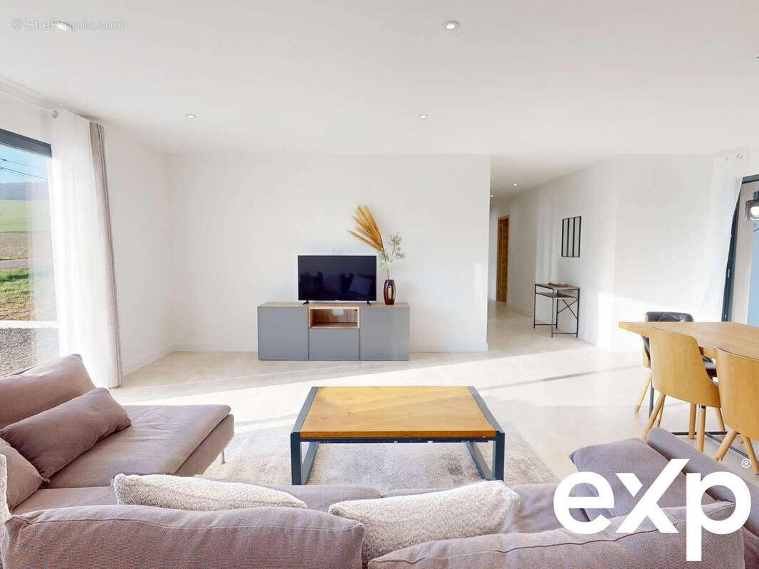 salon séjour  - Maison à MONTGUEUX