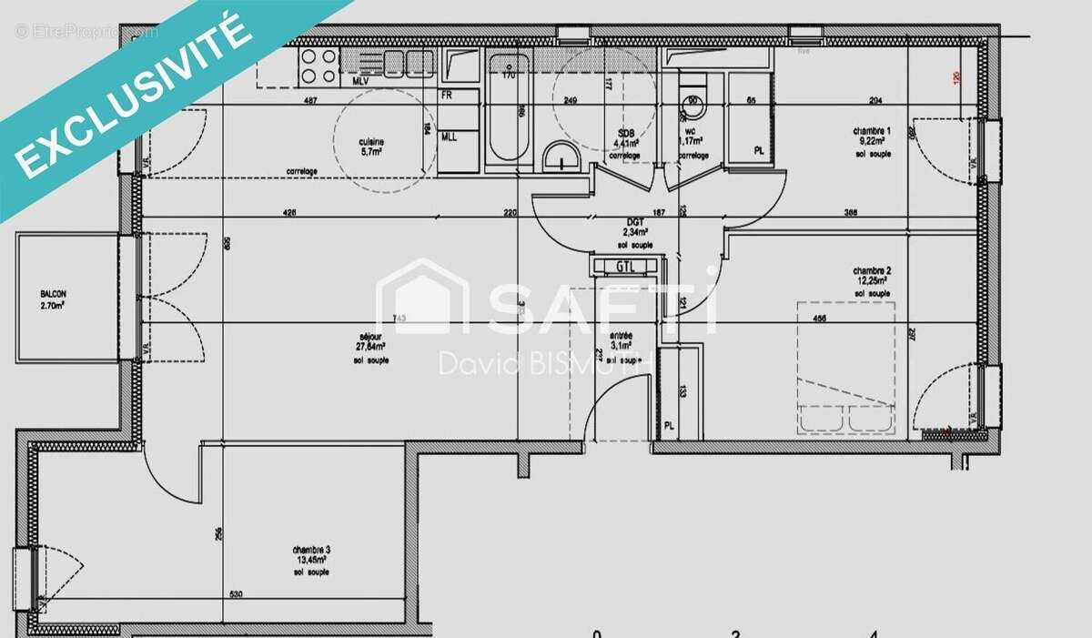 Photo 3 - Appartement à GENNEVILLIERS