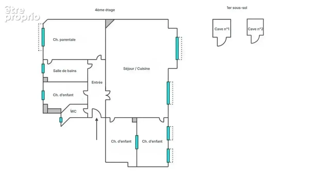 Paris 5ᵉ, Arènes de Lutèce : 5 pièces traversant de 81,2 m², 4 chambres - photo 19