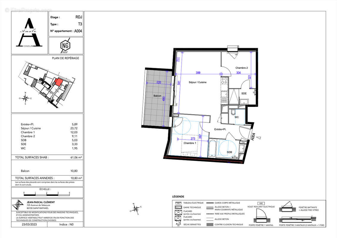 Appartement à COGOLIN
