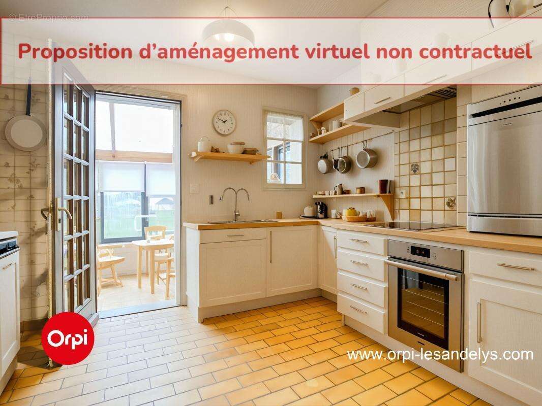 Maison À Vendre 3 chambres - Centre Ville Les Andelys - Sous sol total - photo 6