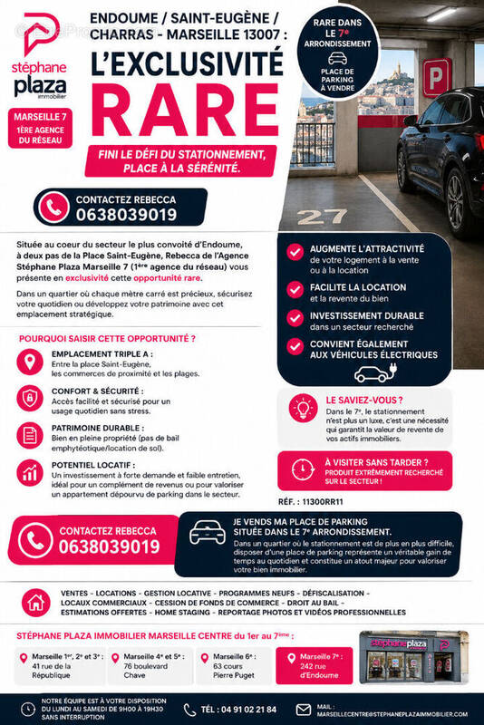 Parking à MARSEILLE-7E
