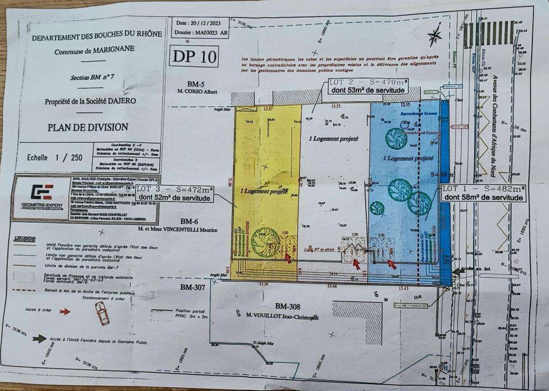 Terrain à MARIGNANE
