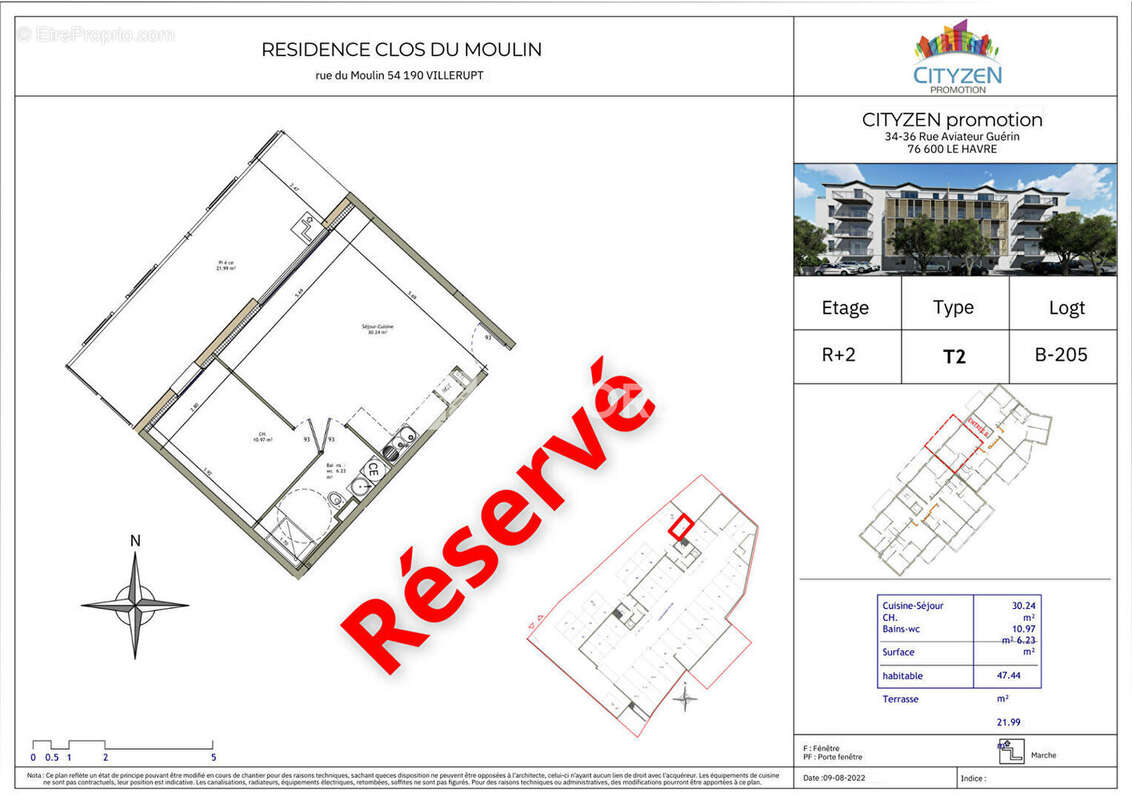 Appartement à VILLERUPT