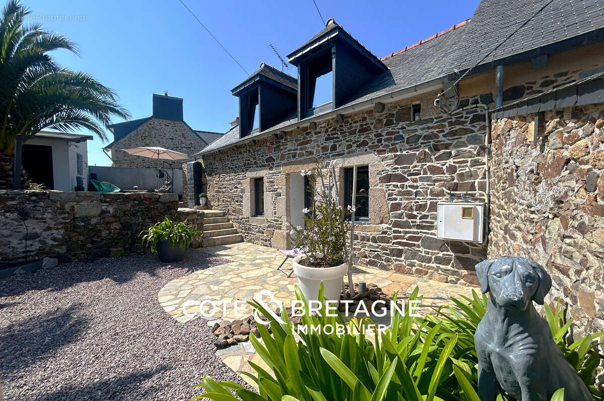 Maison de charme à binic en pierre proche des plages à pied avec jardin et dépendances  réf : 202626 - photo 13