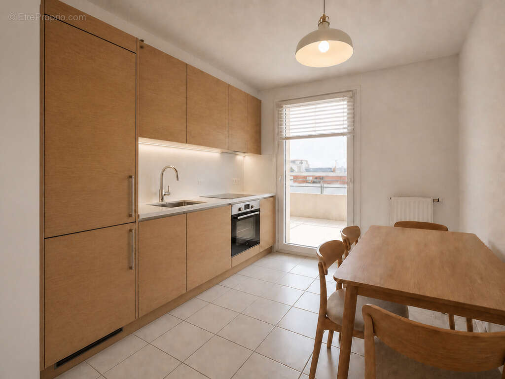Vaste 4 pièces + cuisine de 82m2 traversant en étage élevé grenoble vigny-musset le panorama - photo 3
