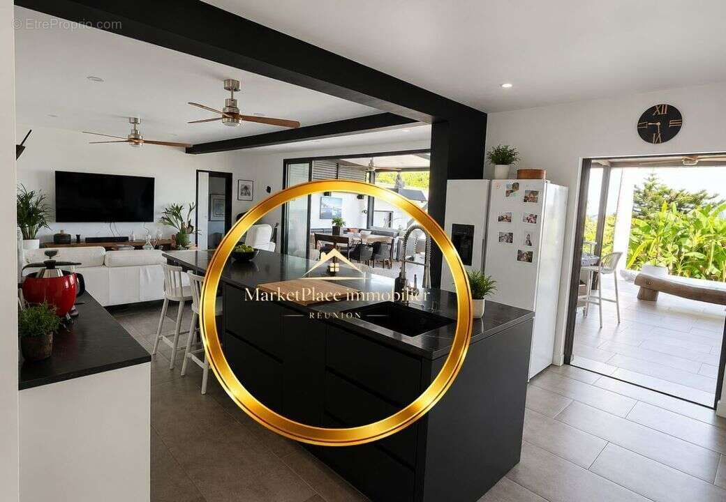 cuisine américaine - Maison à LA POSSESSION